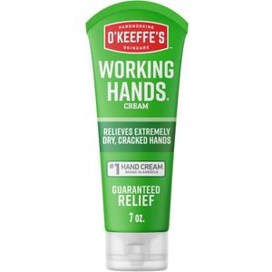 O'Keeffe's Working Hands Hand Cream for Extreme Dryness - 7 oz Tube (1 Pack) - Repairing Skincare for Cracked, Dry Hands