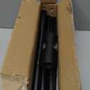 Haddockway Wooden Coat Rack Stand with 8 Hooks New Zealand Pine 3 Adjustable Coat Standing Tree Easy Assembly for Coats, Hats, Scarves and Handbags for Entryway, Hallway, Bedroom, Office (1 PC, Black)