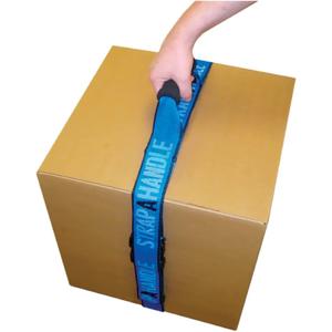 6' Carrying Strap with Handle | Adjustable Belt | Heavy Duty, Easy, Safe, Secure, Lifting, Moving, Carry Strap for Boxes, Groceries | Best Luggage Strap (Strap-A-Handle 6ft. Length, 40lb. Capacity)