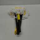 KeFanta Self-Wringing Twist Mop for Floor Cleaning, Long Handled Microfiber Floor Mop with Top Scouring Pad for Kitchen, Hardwood, Restaurant, Bathroom, Garages, Warehouses, Office,57-inch