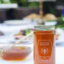 100% Authentic, USA - Made Raw Unfiltered Honey, Made by Pure Southern Honey [ 1 lb] - Unheated - Non - GMO, No Additives, All - Natural Sweetener- Environmental-Friendly Glass Jar