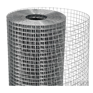Stainless Steel Mesh With Gloves Included, WxL 36"x50Foot ,Mesh 1/2"x1/2"
