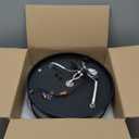 Outdoor Flush Mount Ceiling Light - 12.5in Motion Sensor Porch Light, 2-Light E26 Socket, Durable Iron & Clear Glass, Light Fixtures for Porch, Driveway, Covered Patio, Farmhouse