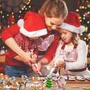 Christmas Cookie Cutters Set of 25 - Stainless Steel Christmas Biscuit Cutter Snowman, Gingerbread Man, Snowflake, Christmas Tree, Beer & More Shapes For Baking Xmas