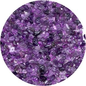 Natural Chip Stone Beads 450pcs Amethyst Chips 5-8mm Genuine Real Irregular Healing Crystal Rocks Hole Drilled DIY Loose Gemstone Beads for Jewelry Making Bracelet Earrings Necklace Crafting
