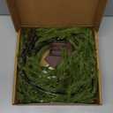 Hairui Lighted Norfolk Pine Garland 110 Fairy Lights with Timer, Garland with Lights 6FT USB Powered and Battery Operated for Mantle Fireplace Table Christmas Decoration