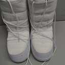 QLR Womens Winter Snow Boots Mid Calf Anti-Slip Boots with Warm Lining Lace-up Outdoor Shoes 8.5