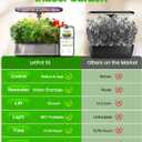LETPOT LPH-SE Hydroponics Growing System, 12 Pods Smart Herb Garden Kit Indoor, Indoor Garden, APP & WiFi Controlled, with 24W Growing LED, 5.5L Water Tank, Pump System, Automatic Timer