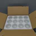 VOHO Tealight Candle Holder Set of 24, Glass Tea Lights Candle Holder for Birthday Decorations, Crystal Clear Candle Holders for Table Centerpiece(2 in x 1.4 in, Clear)