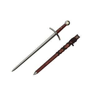 Wuu Jau Co H-26035WD Crusader Knights of Templar Short Medieval Cosplay Sword Dagger, 23", Black Wuu Jau Co H-26035WD Crusader Knights of Templar Short Medieval Cosplay Sword Dagger, 23", Black