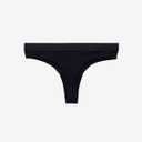 Organic Basics Women's Soft Touch Thong Underwear (XX-Large, Black)