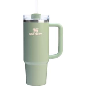 STANLEY Quencher H2.0 Tumbler with Handle and Straw 30 oz | Flowstate 3-Position Lid | Cup Holder Compatible for Travel | Insulated Stainless Steel Cup | BPA-Free | Lichen