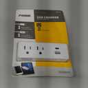 Prime PBUC013 2-Outlet Wall Tap with USB-A and USB-C Chargers