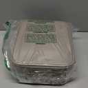 Mocado Travel Makeup Bag with LED Lighted Mirror,Travel Makeup Organizer,Makeup Case with 3 Color Lighted Setting and 10x Magnifying Mirror,Portable Storage and Adjustable Dividers Makeup Box(Grey)