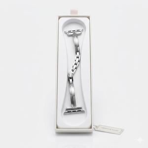 Women Slim Stainless Steel Band Compatible With 45mm 41mm 8 7 SE 6 5 4 38 40 42mm 44mm Ultra Strap