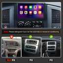 [4+64G] Android 13 Car Stereo with Wireless Apple Carplay & Android Auto for Dodge Ram 1500 2500 3500 2003 2004 2005 9" Touchscreen Radio Upgrade with AHD Camera,GPS Navigation,SWC,WiFi,FM,Bluetooth