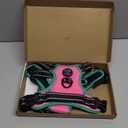 PHOEPET 2019 Upgraded No Pull Dog Harness, Reflective Adjustable Vest, with a Training Handle + 2 Metal Leash Hooks+ 3 Snap Buckles +4 Slide Buckles(L, Pink)