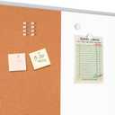 Amazon Basics Magnetic Dry Erase Whiteboard & Cork Board Combo, Wall Mounted for Home, Office and Classroom, Aluminum Frame, 36" x 24", White/Yellow