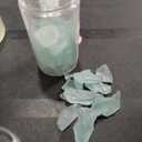 5LB Frosted Sea Glass Vase fillers Crushed Glass, Sea Glass Decor Ideal for Christmas DIY Craft, Aquarium Gravels, Home Decor Crushed Sea Glass Pieces for Beach Wedding, 0.7-3 Inch Turquoise