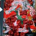 Uspring 6 FT Pop Up Christmas Tree with Lights, Artificial Collapsible Christmas Tree with Remote Control & 200 Colorful LED Lights, Pre Decorated Surround Ribbon, Ball Ornaments, Holiday Party Decor