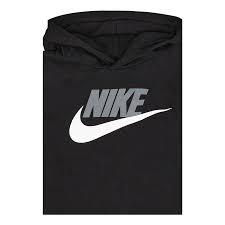 Nike Boy's Hoodie , Black/White, L , 6-7 Y