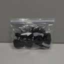 YAODHAOD Dog Shoes for Winter, Dog Boots & Paw Protectors, Fleece Warm Snow Booties for Puppy with Reflective Strip Anti-Slip Rubber Sole for Small Medium Size Dogs,Size 3: 1.5"x1.3" (L*W),Black