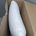 JOLLYVOGUE Pillows Queen Size Set of 1, Washable Supportive Single Bed Pillow with Super Soft Down Alternative Fill, Luxury Fluffy Hotel Quality for Side, Back, and Stomach Sleepers