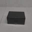 Large Bamboo Storage Box with Removable Tray Kit - Decorative Box Set, Glass Jars, and Accessories Wooden Storage Kit and Accessories Tool.Birthday Gifts. (Black)