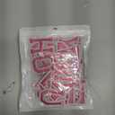 Chuyau 52PCS Iron on Letter Patches Pink Letters A-Z Embroidered Applique Patches for Clothes Dress Hat Jackets Socks Jeans Bag Shoes, Pink, 2 pack