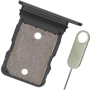 PHONSUN Replacement Single SIM Card Tray Holder for 6.4" Google Pixel 6 5G (Stormy Black)