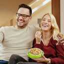 LivLab Mker Snack bowls for adults, Pistachios bowl with shell storage, Nut bowl sunflower seed spit cup, can berry serving dish, Green