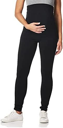 HUE Women's Maternity Cotton Legging, M, Black