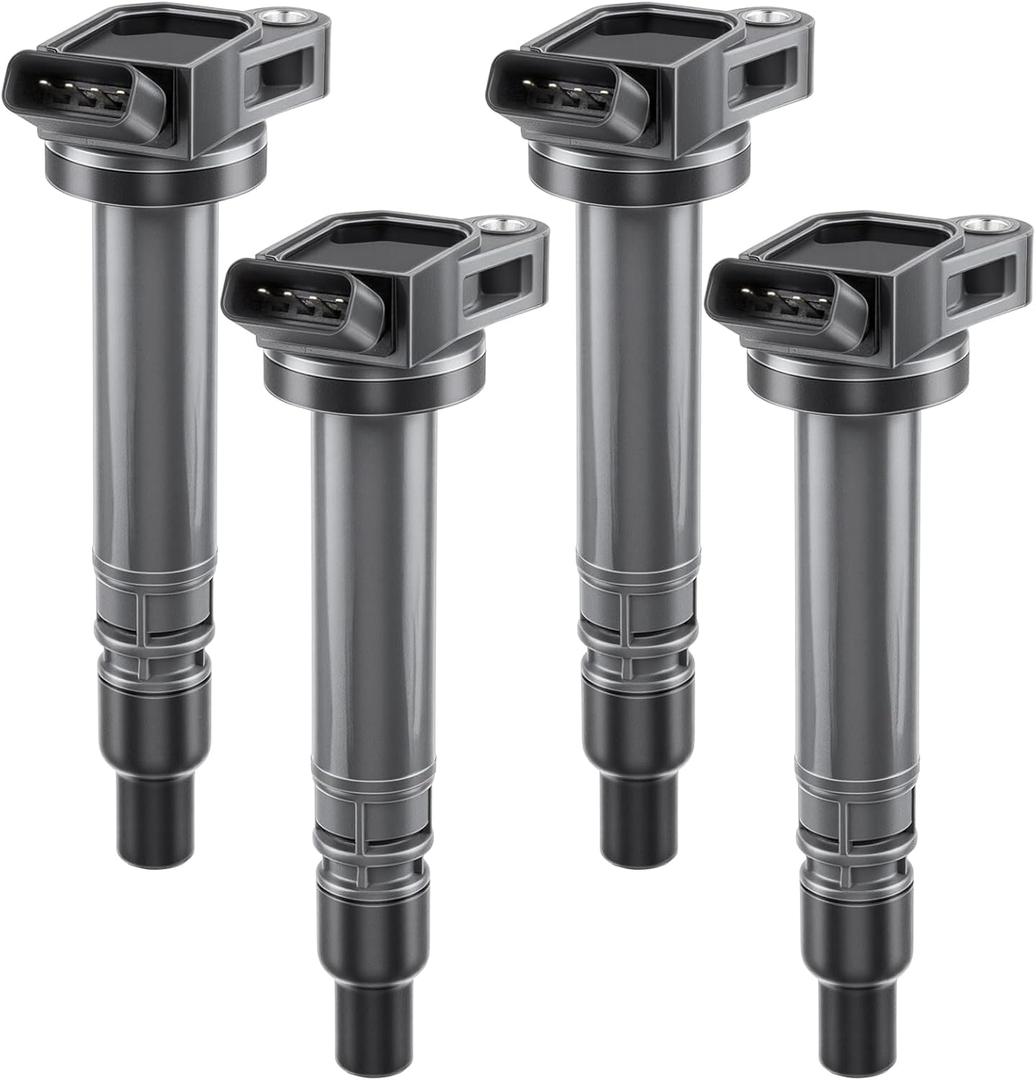 UF507 Ignition Coil Pack Compatible with Toyota & Lexus 2.5L 2.7L L4 Camry RAV4 4Runner Highlander Avalon Tundra Sienna GX460 LS460 IS250 IS350 LS460 2009 2010 2011 2012 2013 2014 2015, Set of 4