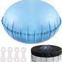 5ft Dia Pool Pillows, Pool Air Pillow, Inflatable Pool Pillows for Above Ground Pools, Winter Swimming Pool Closing Winterizing Kit with Ropes,PVC Ice Equalizer Pillow for Support Swimming Pool Covers