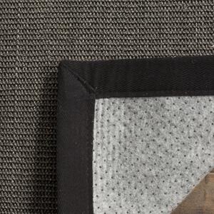 SAFAVIEH Natural Fiber Collection Accent Rug - 2' x 3', Charcoal & Charcoal, Border Sisal Design, Easy Care, Ideal for High Traffic Areas in Entryway, Living Room, Bedroom (NF441D)