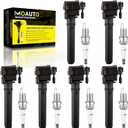 Set of 6 Ignition Coils Pack UF269 UF395 4609088AE & 6 PCS Iridium Spark Plugs Compatible with Chrysler Dodge Concorde 300 Intrepid LHS Pacifica Prowler Magnum - 2.7L 3.2L 3.5L