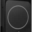 Magnetic Series for iPhone 15 Pro Case, Compatible with Magsafe, Matte Glass Slim Anti-Fingerprint, Anti-Scratch Camera Lens Protector Military Grade Drop Shockproof Cover, Black