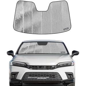 Pigenius Windshield Sun Shade for Honda Civic 2022-2025,Durable Front Window Sun Shade Shield, Adaptable Summer Winter Sunshade Pigenius Windshield Sun Shade for Honda Civic 2022-2025,Durable Front Window Sun Shade Shield, Adaptable Summer Winter Sunshade
