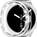 Bling Band+ Case Compatible with Galaxy Watch 8 40mm/44mm, Women Replacement Dressy Strap& Cover for Samsung Galaxy Watch8