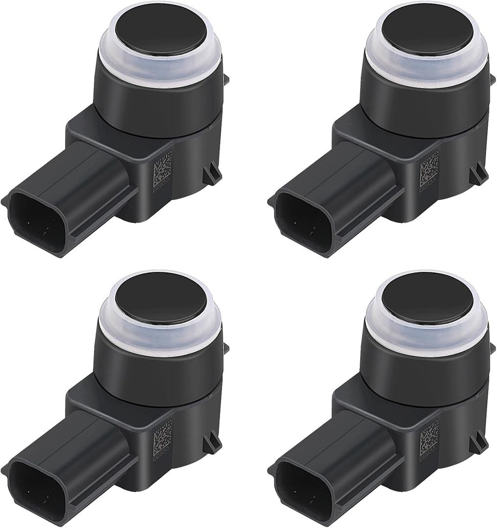 4 PCS PDC Parking Assist Sensor - Compatible with Dodge Journey, Durango, Ram 1500 2500 3500, Jeep Commander, Liberty, Grand Cherokee - Replace 1EW63TZZAA - Reverse Backup Parking Sensor