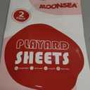 Moonsea Pack and Play Sheets, 2 Pack Mini Crib Sheets, Stretchy Playard Fitted Sheet, Compatible with Graco Pack n Play, Soft and Breathable Material, Stars & Bunny