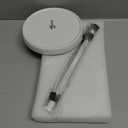 White Paper Towel Holder Countertop, White Kitchen Accessories Decor, Stainless Steel, Weighted Base, Paper Towel Roll Holder Stand with Ratchet Mechanism for Kitchen Bathroom Farmhouse Essentials