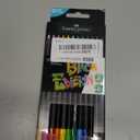 Faber-Castell Black Edition Colored Pencils: 12 Classic