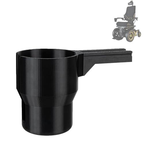 Cup Holder for Wheelchair | Compatible with Permobil | Compatible with 40oz Tumblers, Water Bottles & Travel Mugs | Secure & Convenient Drink Carrier