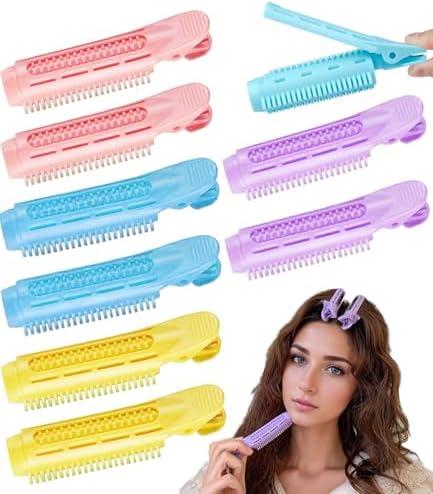 Instant Volumizing Hair Clips for Women – 8PCS Large Hair Root Lifting Clips, Fluffy Hair Volume Boost, Upgraded Volumizing Roller Clips for Root Lift & Styling
