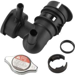 Engine Radiator Filler Neck with Sealed Cap Upper Radiator Coolant Filler Neck Water Pipe - Compatible for Toyota Sienna 2007-2010 for Lexus RX350 2007-2009 - Replace Part 16431-31490 16401-62100