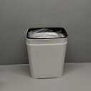 Vanpopubs 2 Pack 2.7 Gal Bathroom Trash Can with Lid, Automatic Trash Can Small Smart Garbage Can Touchless, Slim Motion Sensor Waterproof Plastic Trash Bins for Bedroom Office Kitchen Toilet (White)