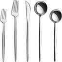 AOOSY Silverware Set, Luxury Royal 13 Pieces Stainless Steel Flatware Set Stainless Steel Steak Knife and Spoon Fork Cutlery Set for Home Kitchen and Restaurant, Serving for 4