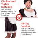 Fun Shack Maid Outfit for Men, Male Uniform, French Maid Costume, Party Dress Up (M)