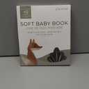 Soft Baby Book with Touch and Feel Pages - Cute Sensory Book for Babies 0-6, 6-12 & 12-18 Months with Mirror & Crinkle Paper - The Perfect Christmas Toy for Baby Showers Or as a Newborn/Infant Gift